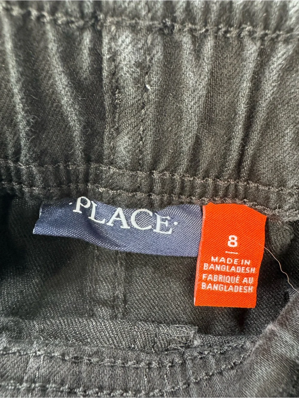 The Children's Place Black Elastic-Waist Kids Jeans